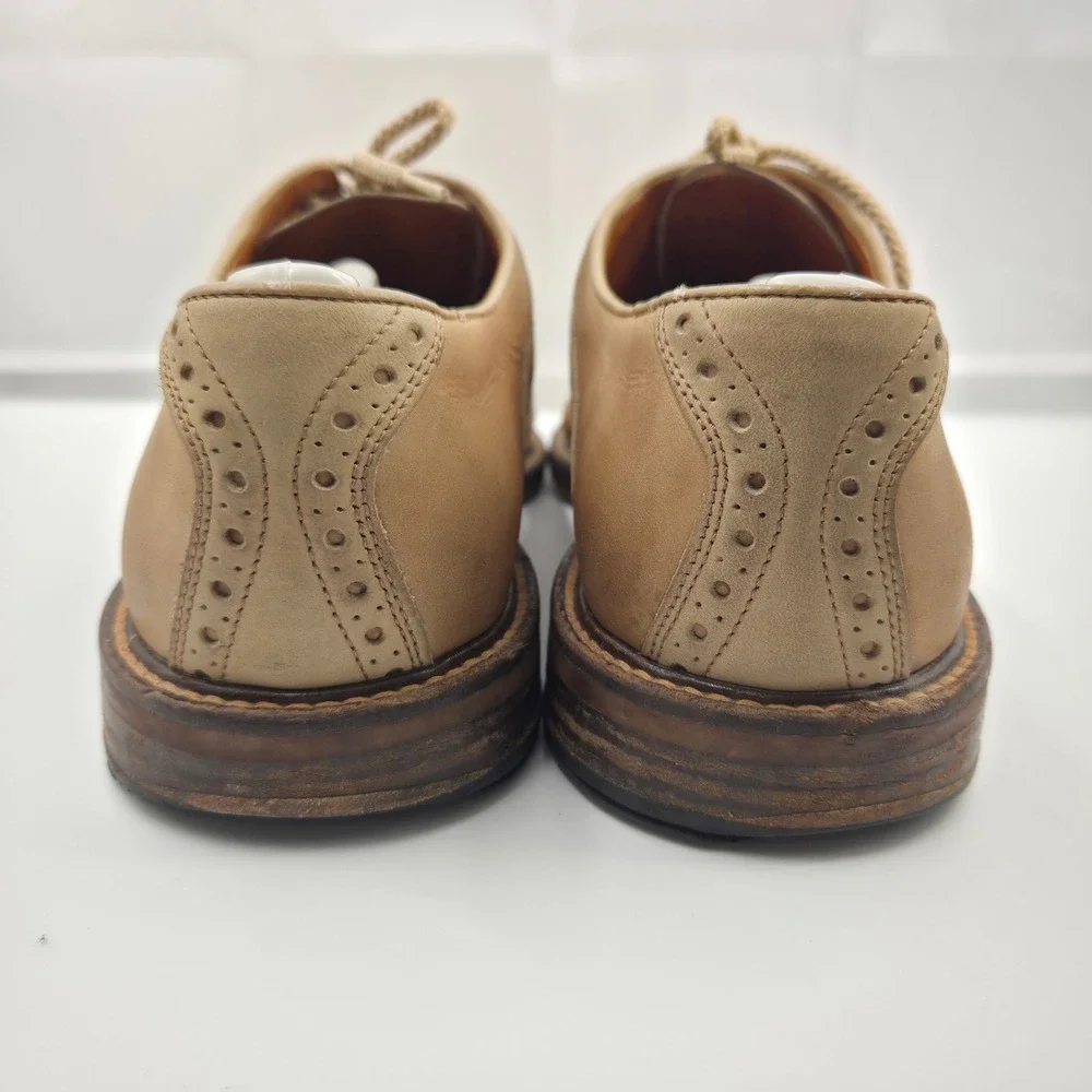 Cole Haan Mens Tan Beige Leather Saddle Shoes Oxfords 20-4173 Size 11 M